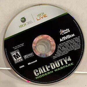 Call of Duty 4 Modern Warfare Xbox 360, Game Disc Only, Clean Tested